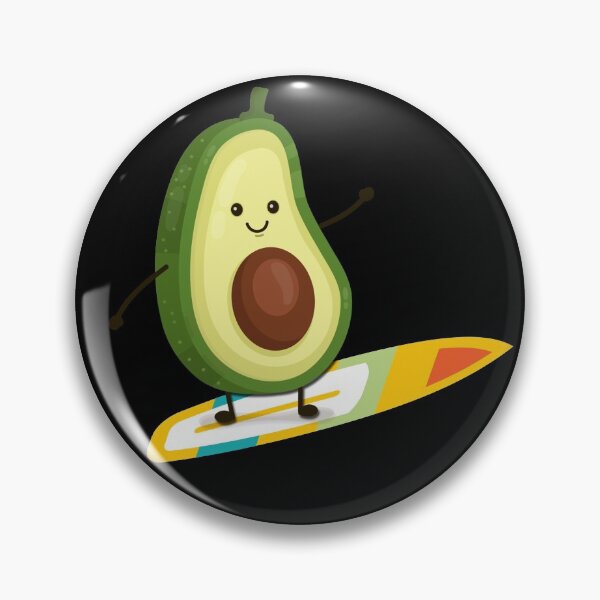 Item preview, Funny Avocado Surfing designed and sold by NuarzDesign.