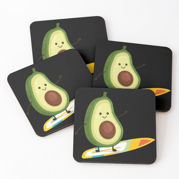 Item preview, Funny Avocado Surfing designed and sold by NuarzDesign.