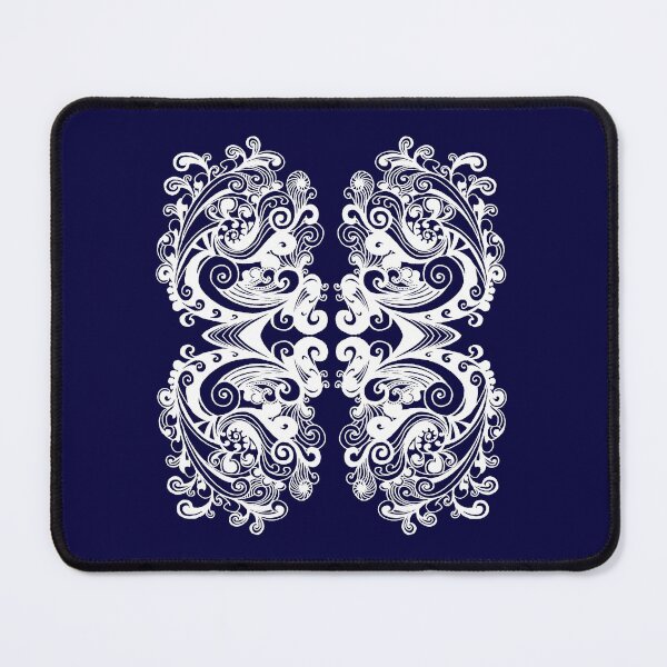 Item preview, Miniature Aussie Tangle 15 Pattern Var 2 White Transparent designed and sold by Heatherian.