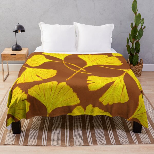 Item preview, Autumn Gingko Leaves Painting designed and sold by MaiZephyr.