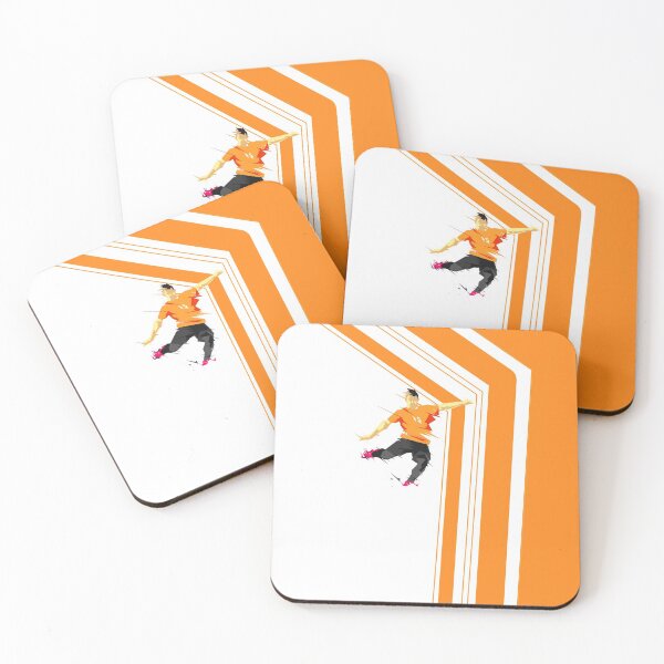 Item preview, Orange Shooting Abstract Soccer Player | soccer shirt, fifa, europian cup, premier league, league, calcio serie a, sport, trendy, exercise, weight designed and sold by I'm  Redz.