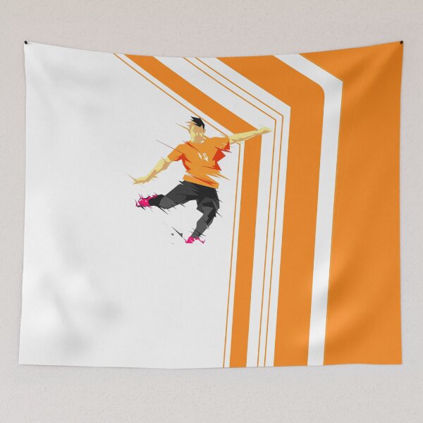 Item preview, Orange Shooting Abstract Soccer Player | soccer shirt, fifa, europian cup, premier league, league, calcio serie a, sport, trendy, exercise, weight designed and sold by I'm  Redz.