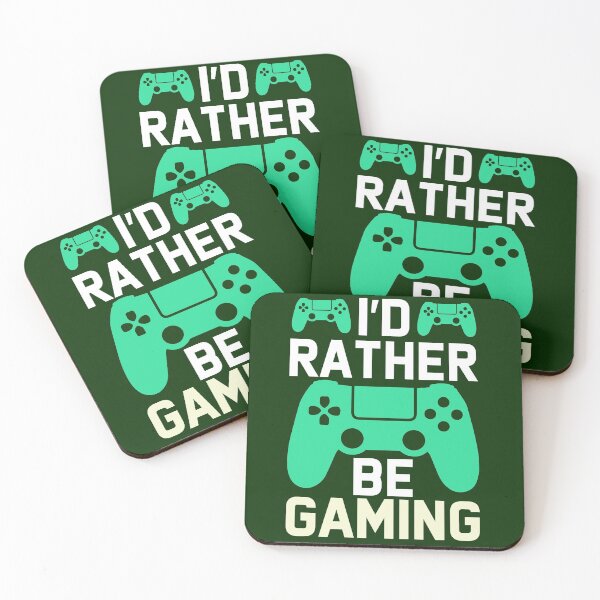 Item preview, I'd Rather Be Gaming designed and sold by Genjitsu-Art.