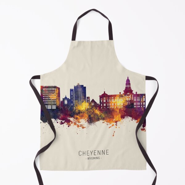 Item preview, Cheyenne Wyoming Skyline designed and sold by ArtPrints.
