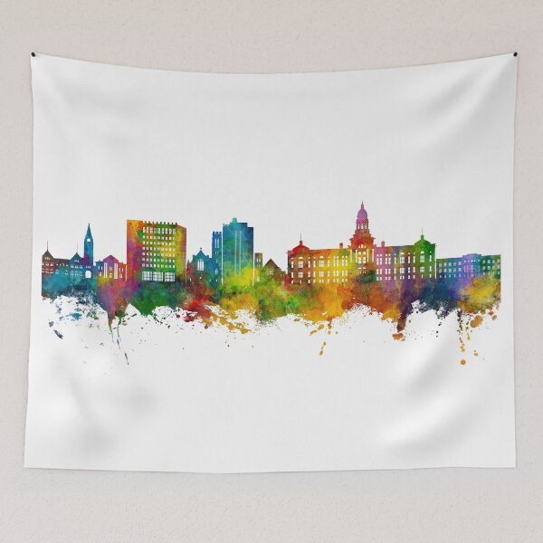 Item preview, Cheyenne Wyoming Skyline designed and sold by ArtPrints.