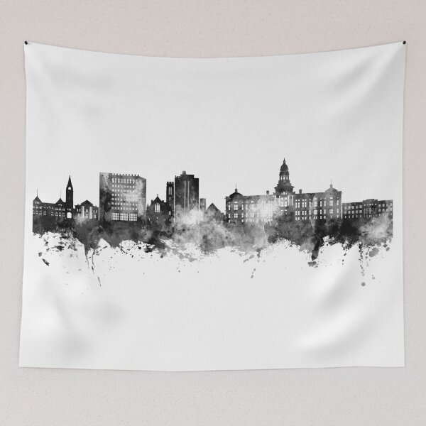 Item preview, Cheyenne Wyoming Skyline designed and sold by ArtPrints.