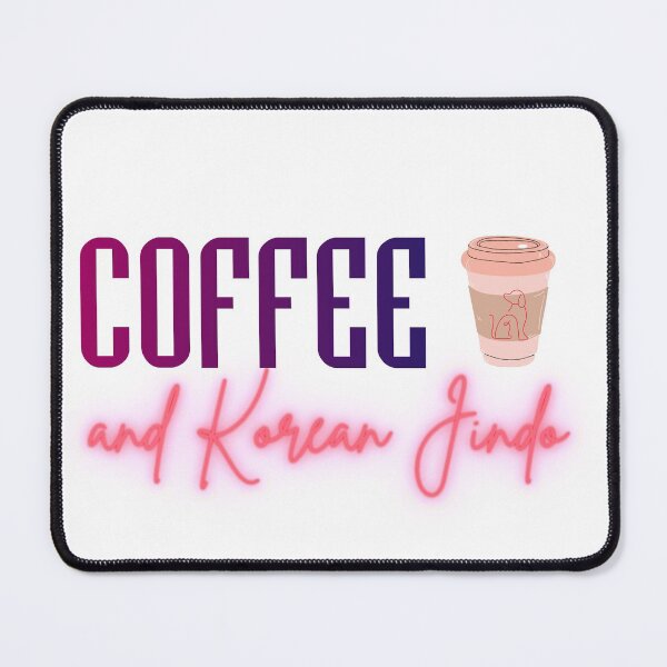 Item preview, Coffee and Korean Jindo | Gradient Colors designed and sold by Mintminz.