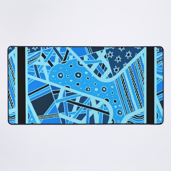 Item preview, Miniature Aussie Tangle 12 Invert Blue designed and sold by Heatherian.
