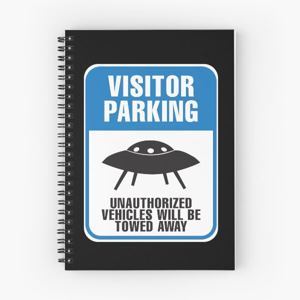 Item preview, Funny Road Sign - Parking Sign - UFO designed and sold by Rhu Creations.
