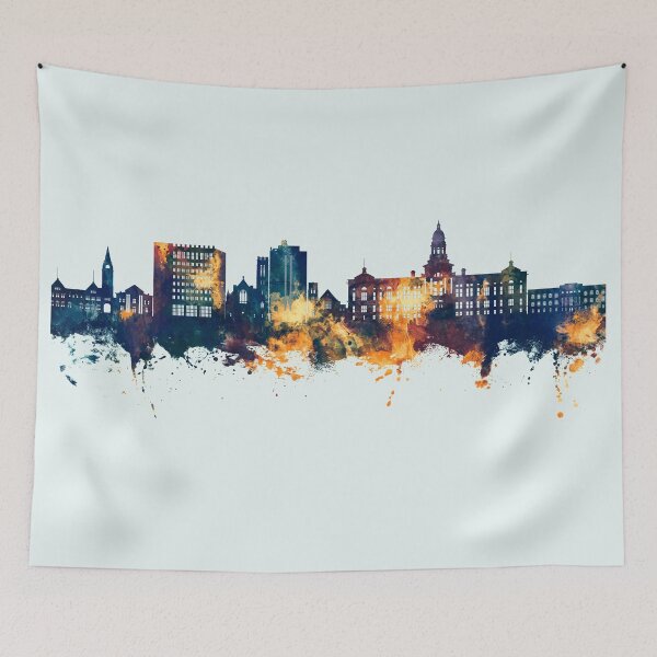 Item preview, Cheyenne Wyoming Skyline designed and sold by ArtPrints.