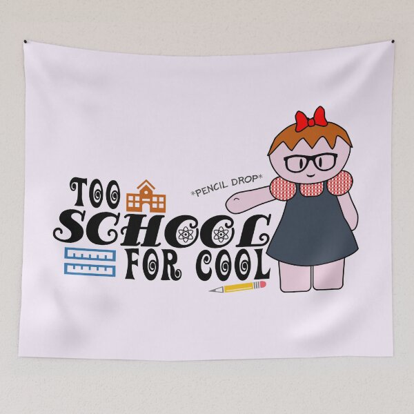 Item preview, Too School For Cool - Back To School (1 : Light) designed and sold by the-krisney-way.