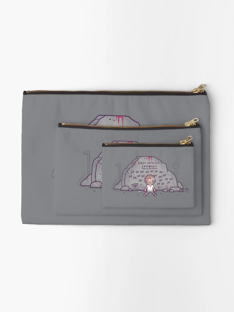 Thumbnail 2 of 4, Zipper Pouch, Disconnected designed and sold by Randyotter.