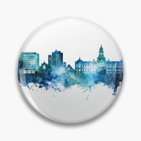 Item preview, Cheyenne Wyoming Skyline designed and sold by ArtPrints.