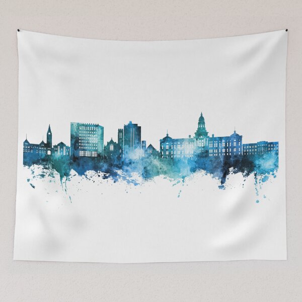 Item preview, Cheyenne Wyoming Skyline designed and sold by ArtPrints.