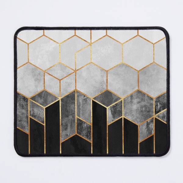 Item preview, Charcoal Hexagons designed and sold by Elisabeth Fredriksson.