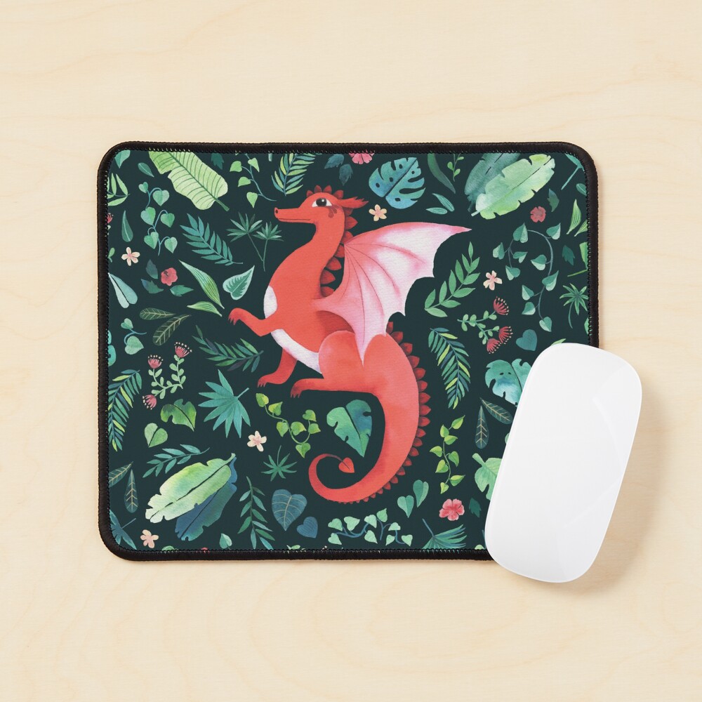 Tropical Dragon Mouse Pad