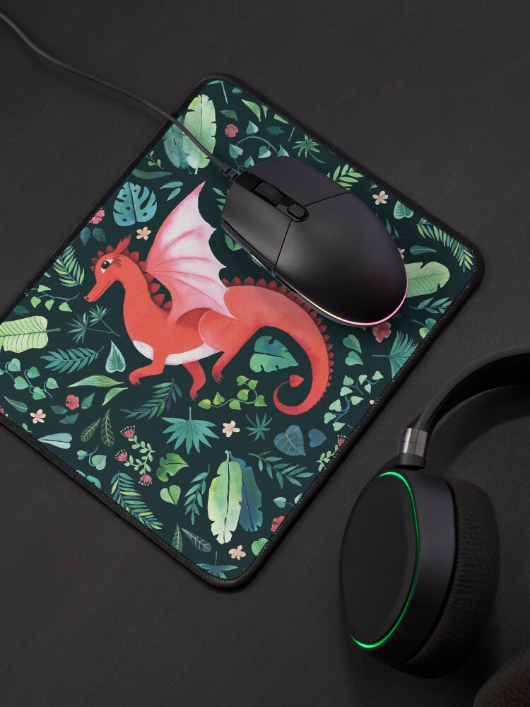 Alternate view of Tropical Dragon Mouse Pad