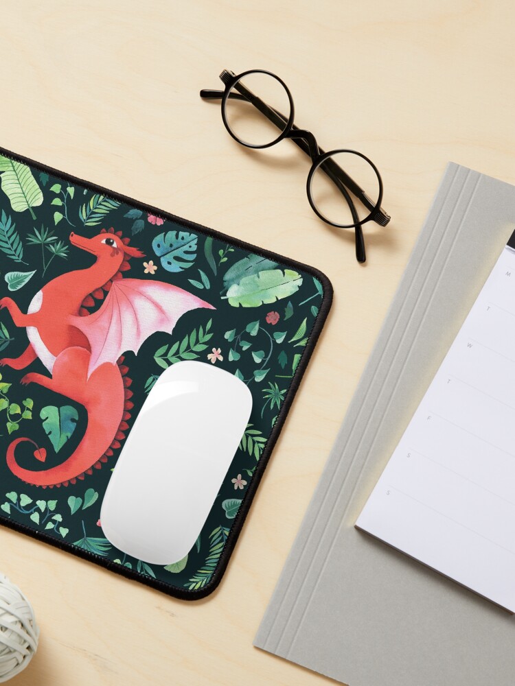 Alternate view of Tropical Dragon Mouse Pad