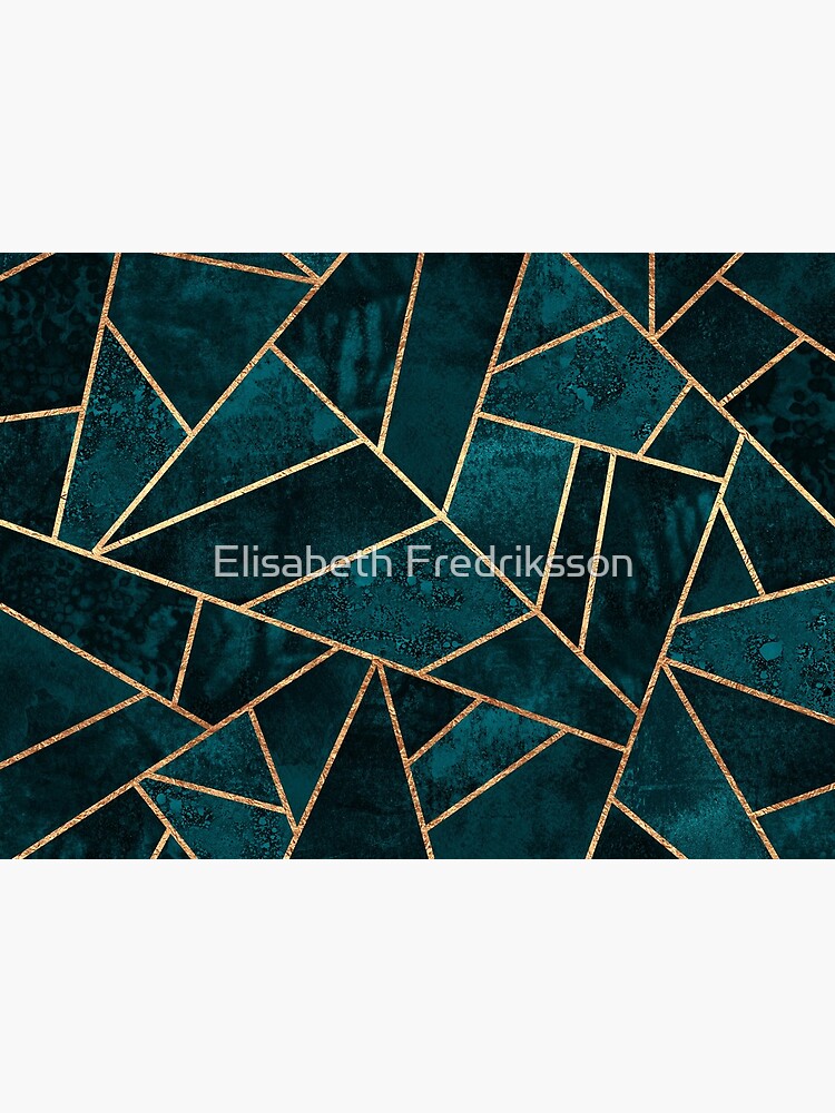 Deep Teal Stone by foto-ella