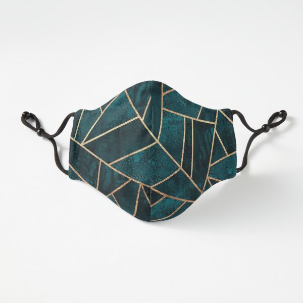 Deep Teal Stone Fitted 3-Layer