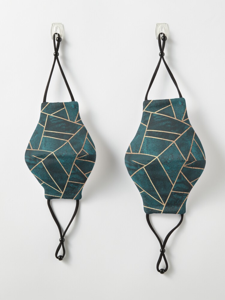 Alternate view of Deep Teal Stone Mask
