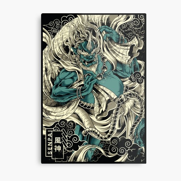Fujin Metal Prints Redbubble