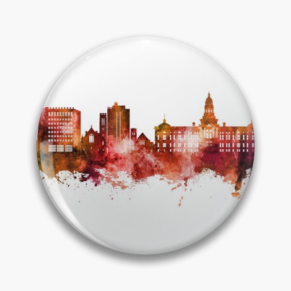 Item preview, Cheyenne Wyoming Skyline designed and sold by ArtPrints.