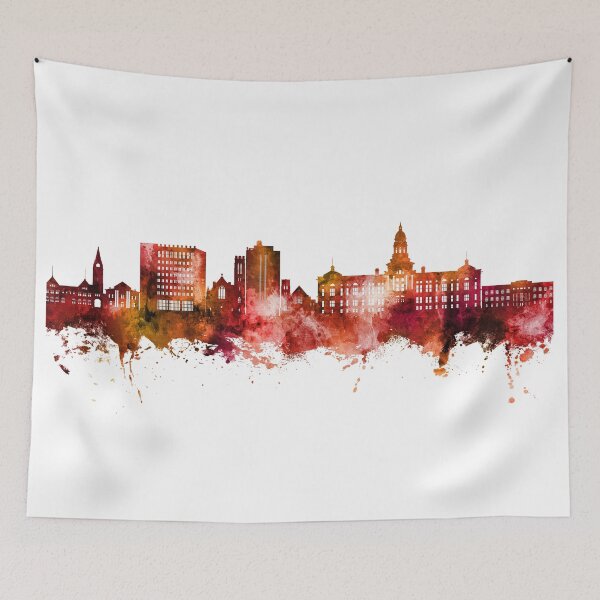Item preview, Cheyenne Wyoming Skyline designed and sold by ArtPrints.