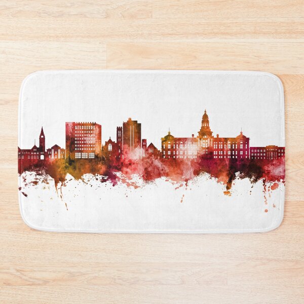 Item preview, Cheyenne Wyoming Skyline designed and sold by ArtPrints.