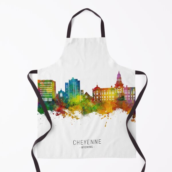 Item preview, Cheyenne Wyoming Skyline designed and sold by ArtPrints.