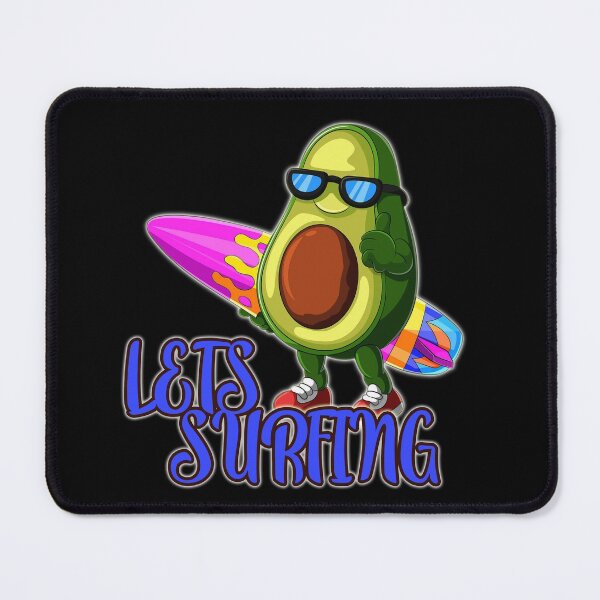 Item preview, Funny Avocado Surfing designed and sold by NuarzDesign.