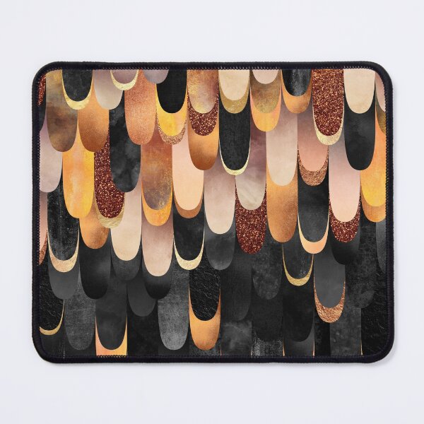 Item preview, Feathered - Copper and black designed and sold by Elisabeth Fredriksson.