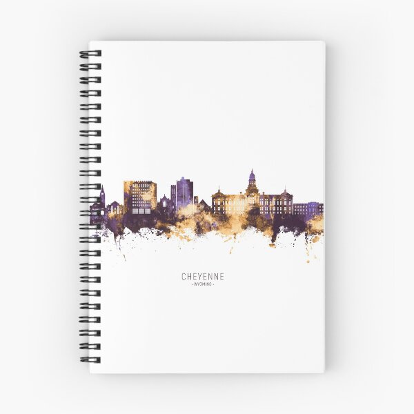 Item preview, Cheyenne Wyoming Skyline designed and sold by ArtPrints.