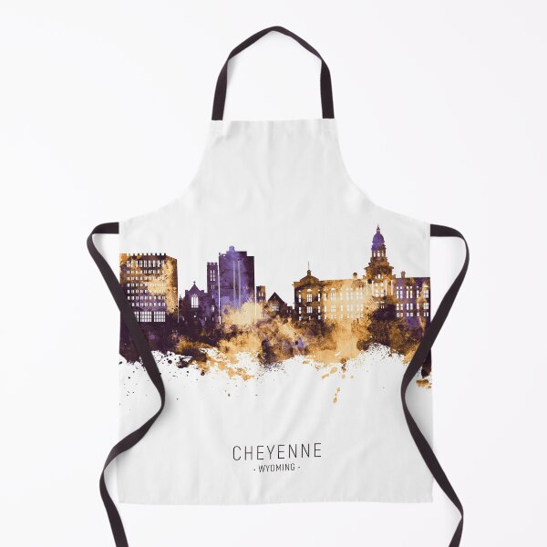 Item preview, Cheyenne Wyoming Skyline designed and sold by ArtPrints.
