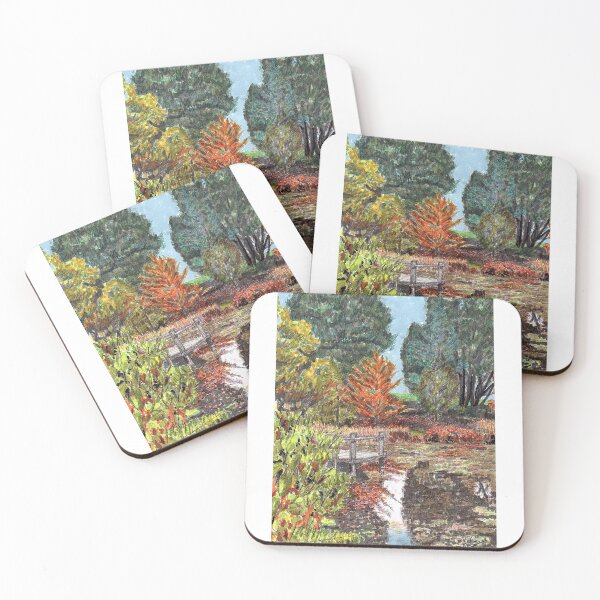 Item preview, Furzey Gardens, UK - Lake in autumn designed and sold by Jim Griffiths.