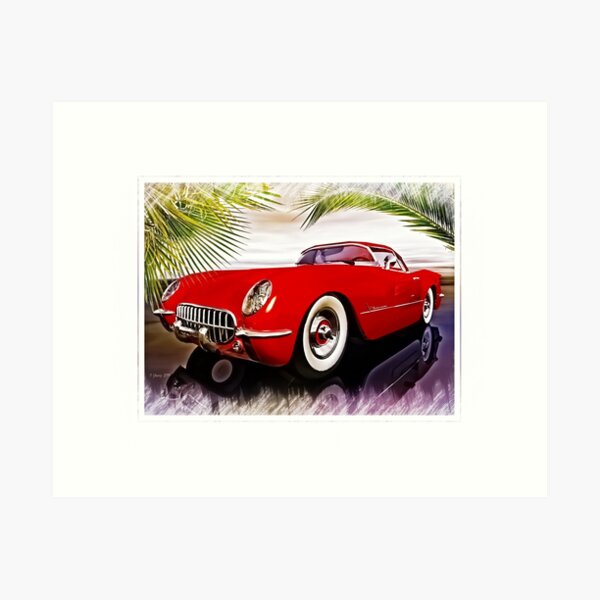 Vista previa del artículo con la obra «53 Vette», diseñado y vendido por D Young Art.
