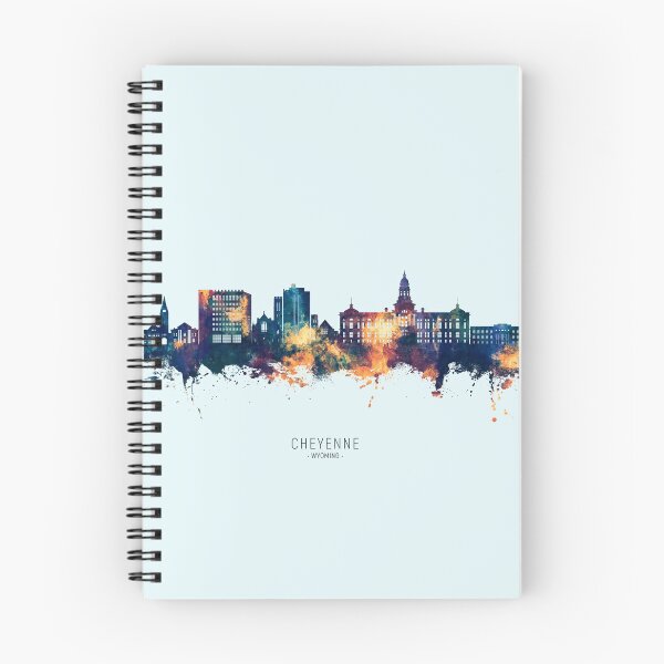 Artikelvorschau, Cheyenne Wyoming Skyline entworfen und verkauft von ArtPrints.
