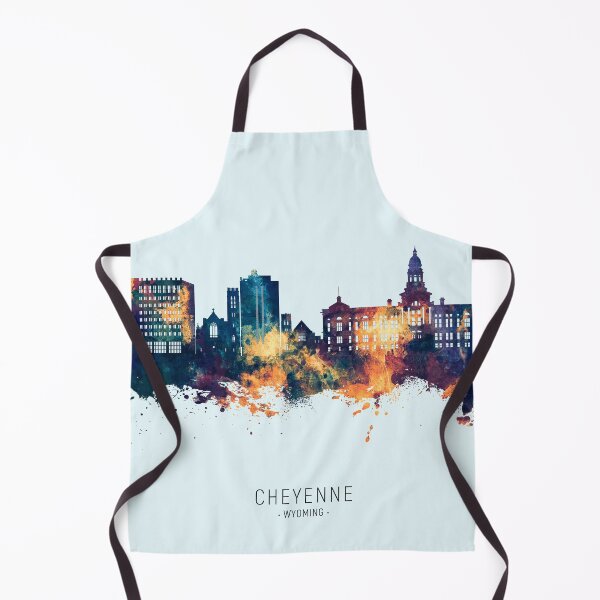 Item preview, Cheyenne Wyoming Skyline designed and sold by ArtPrints.