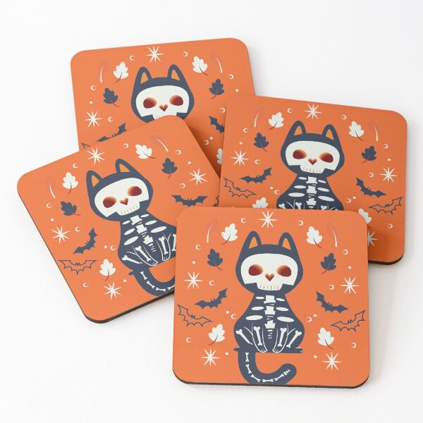 Item preview, Spooky Halloween Funny Ghost Cat designed and sold by Hakim Pod.