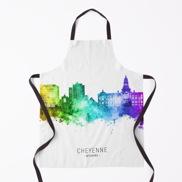 Item preview, Cheyenne Wyoming Skyline designed and sold by ArtPrints.