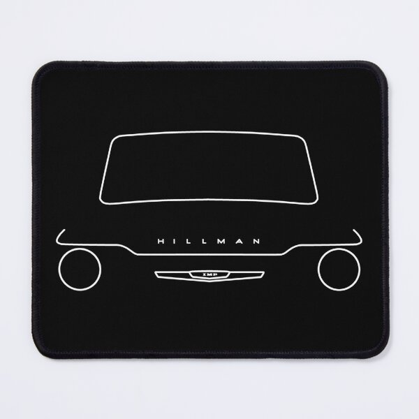 Item preview, Hillman Imp Mark I outline graphic (white) designed and sold by soitwouldseem.