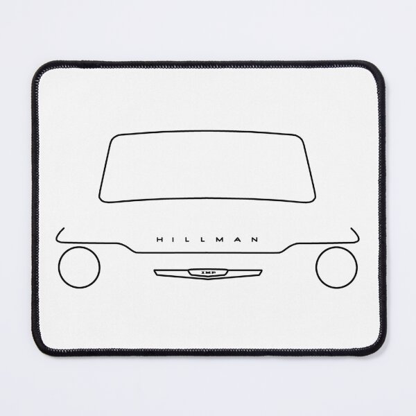 Item preview, Hillman Imp Mark I outline graphic (black) designed and sold by soitwouldseem.
