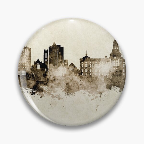 Item preview, Cheyenne Wyoming Skyline designed and sold by ArtPrints.