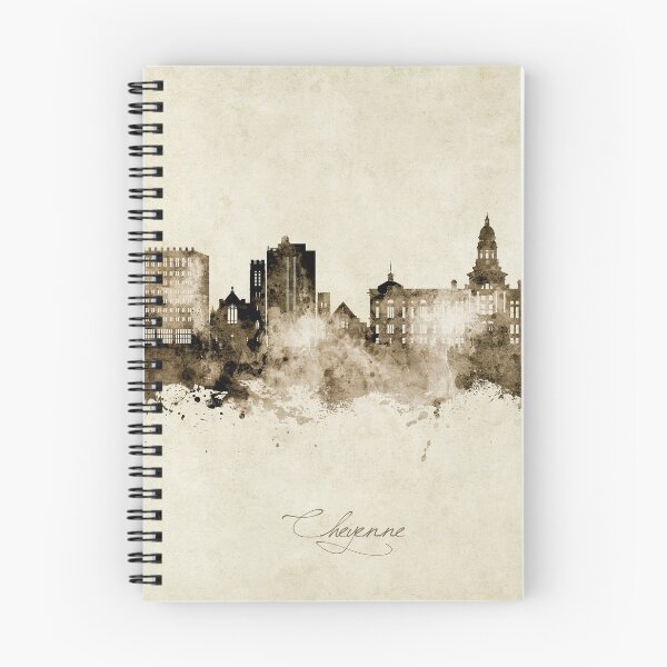 Item preview, Cheyenne Wyoming Skyline designed and sold by ArtPrints.