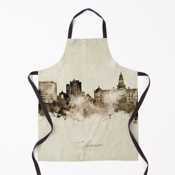 Item preview, Cheyenne Wyoming Skyline designed and sold by ArtPrints.