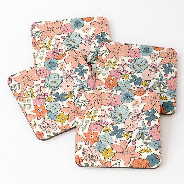 Item preview, Cream Allover Floral designed and sold by gabrielleneil.