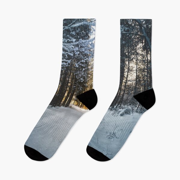 Item preview, Snowy road designed and sold by OrionPhotograph.