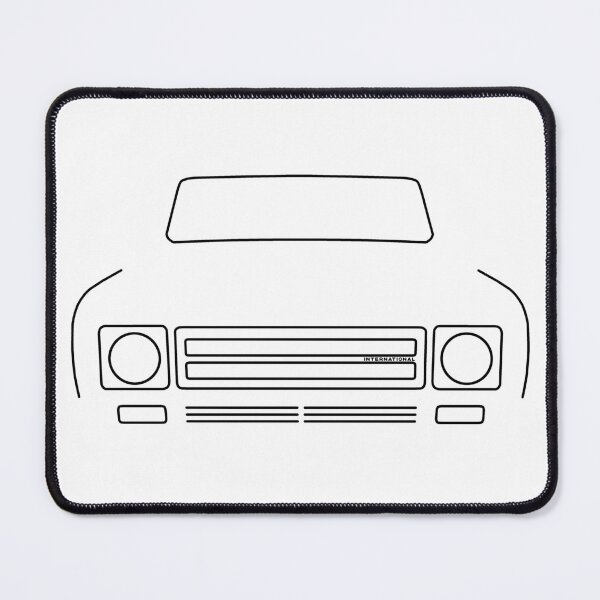 Item preview, IH 4x4 truck 1979 outline graphic (black) designed and sold by soitwouldseem.