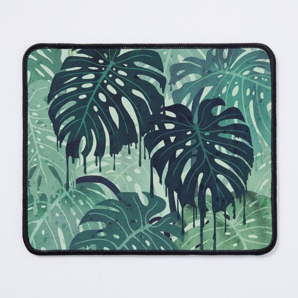 Aperçu de l'œuvre Monstera Melt (en vert) créée et vendue par littleclyde.