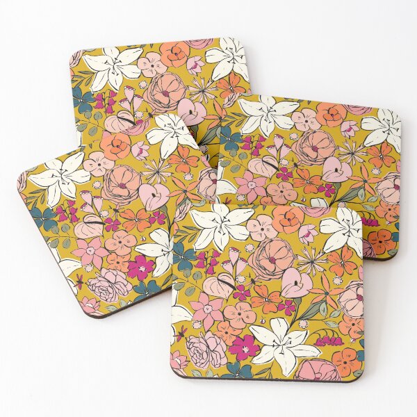 Item preview, Yellow Allover Floral designed and sold by gabrielleneil.